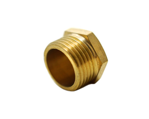 Заглушка 3/8" РЗ латунь