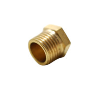 Заглушка 1/4" РЗ латунь