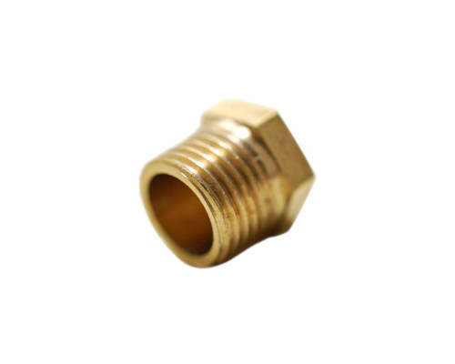 Заглушка 1/4" РЗ латунь