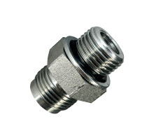 Ниппель редукционный 7/8"-1/2" РЗ/РЗ 19BSP/14BSP сталь цинк