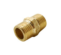 Ніпель 1/4" РЗ/РЗ латунь