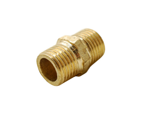 Ніпель 1/4" РЗ/РЗ латунь