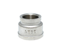 Муфта редукційна 3/4"-1/2" РВ/РВ латунь нікель