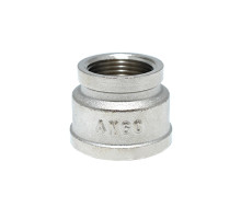 Муфта редукційна 3/4"-1/2" РВ/РВ латунь нікель