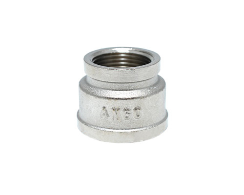 Муфта редукційна 3/4"-1/2" РВ/РВ латунь нікель