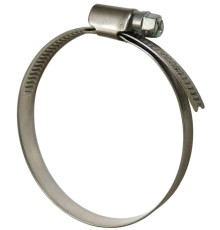 Хомут затяжной 12-20 W1 сталь цб DIN3017-1