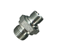 Ниппель редукционный 1/2"-3/8" РЗ/РЗ 14BSP/19BSP сталь цинк
