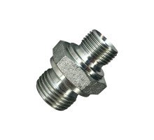 Ніпель редукційний 1/2"-3/8" РЗ/РЗ 14BSP/19BSP сталь цинк