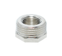 Футорка 1/2"-3/8" РЗ/РВ латунь нікель