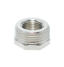 Футорка 1/2"-3/8" РЗ/РВ латунь никель